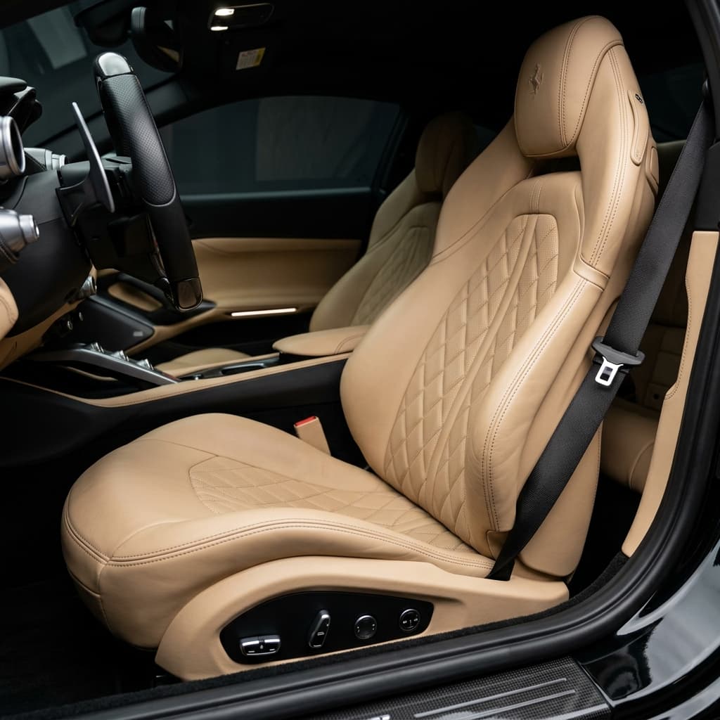 Interior automotivo premium